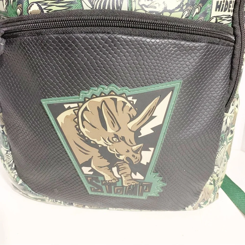 Smiggle Three Zip Compartments Dinosaur Backpack Padded Shoulder Straps / Laptop